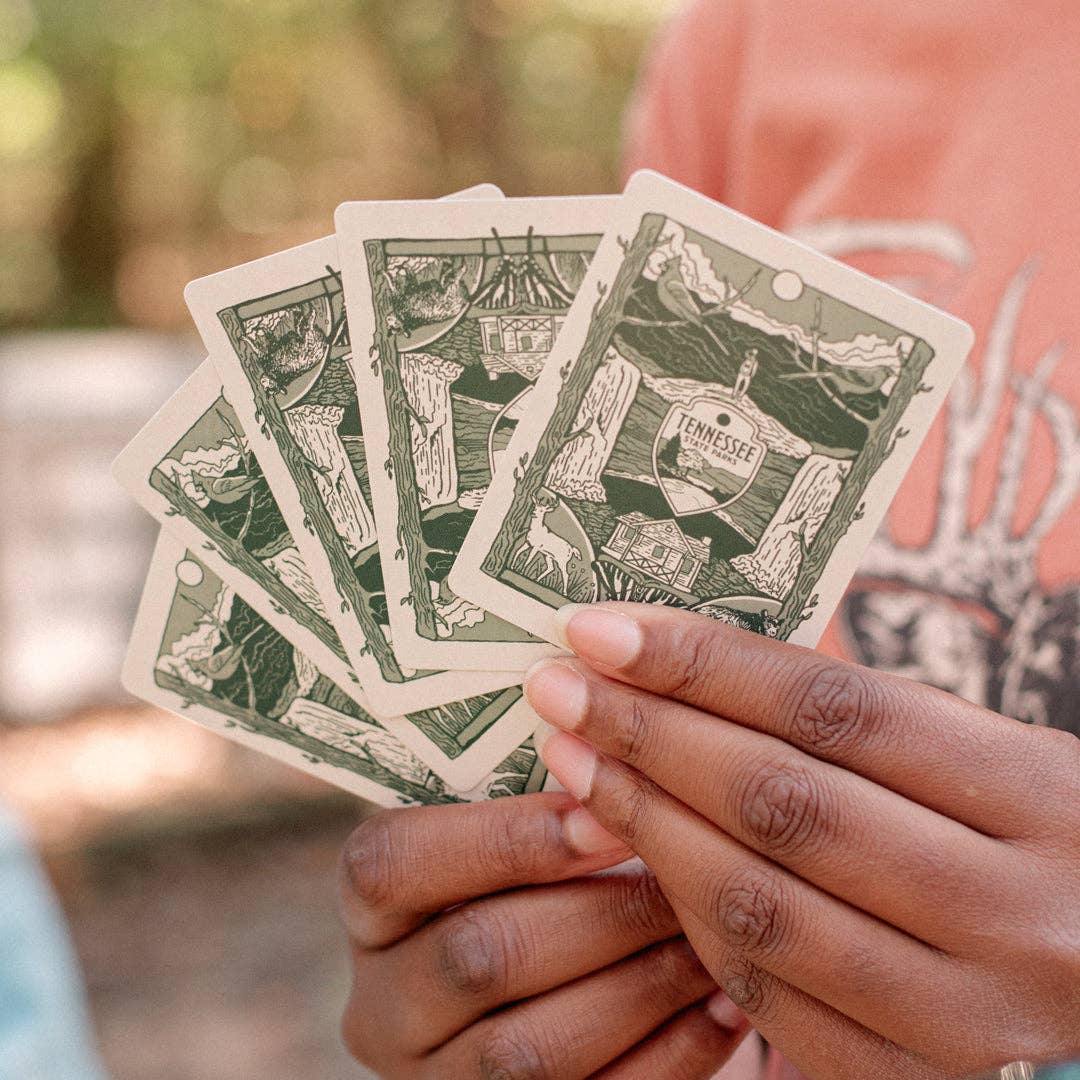 Tennessee State Parks - Crest Mural Playing Cards
