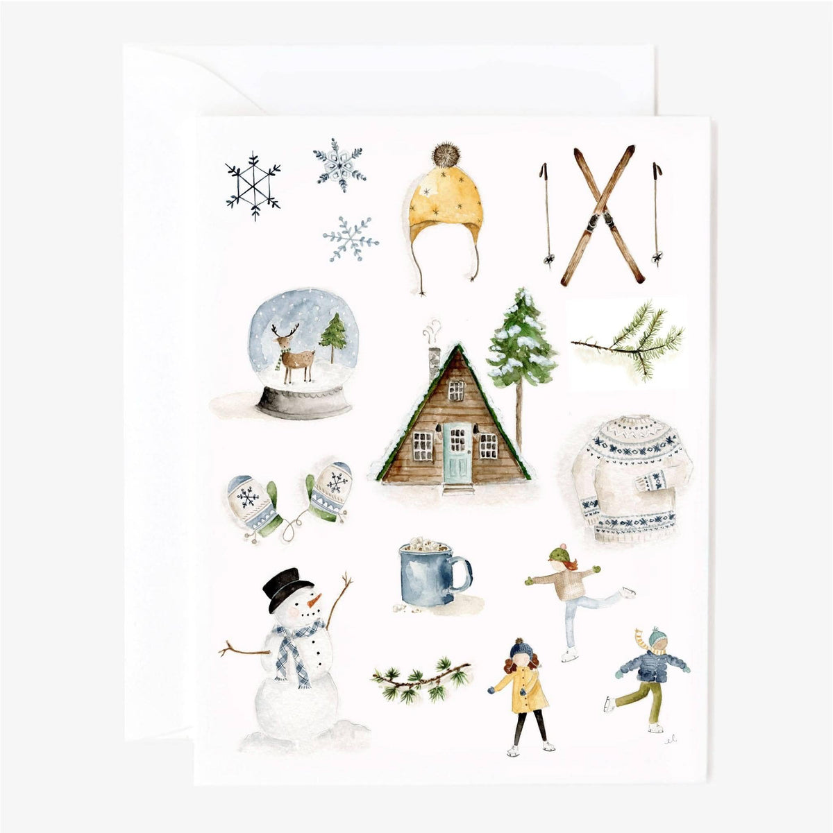Winter notecard
