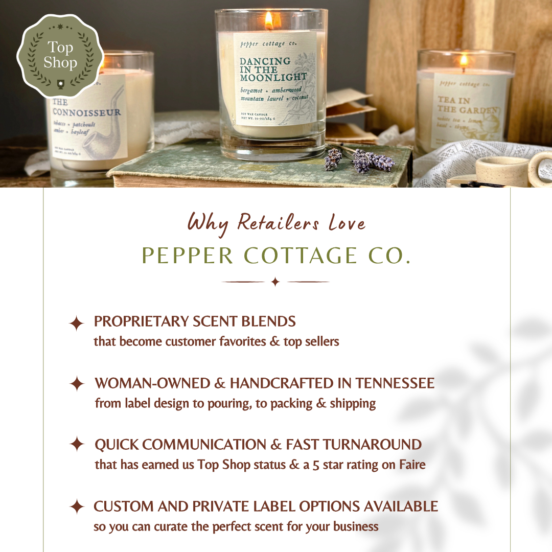 Cider Festival - Apple, Pecan, Bourbon, Sage 3 oz Soy Fall Candle