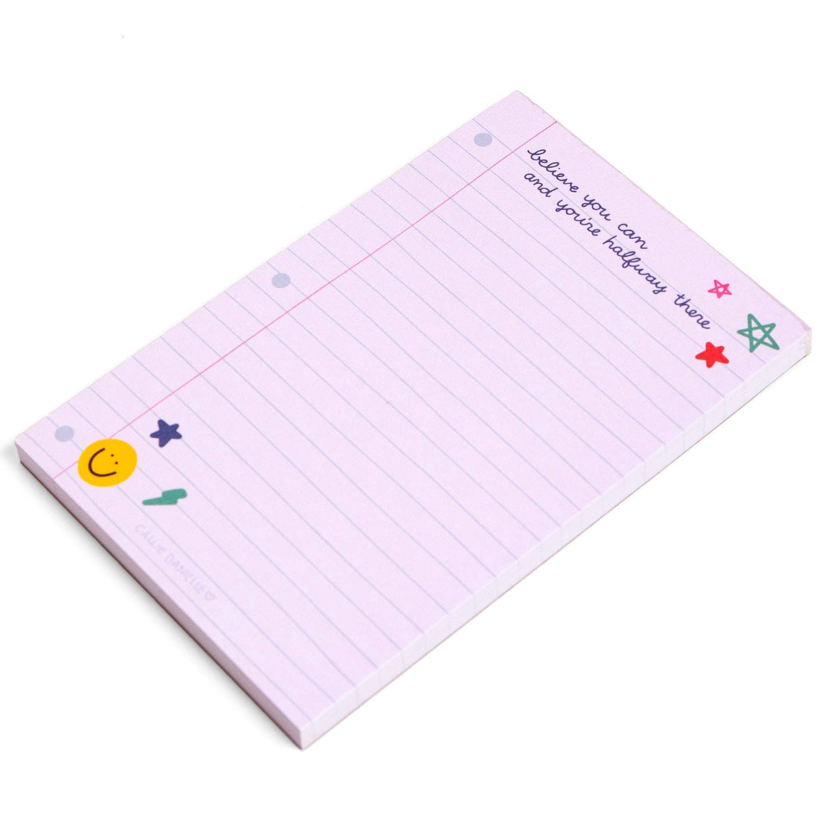 Believe You Can Smiley Notepad