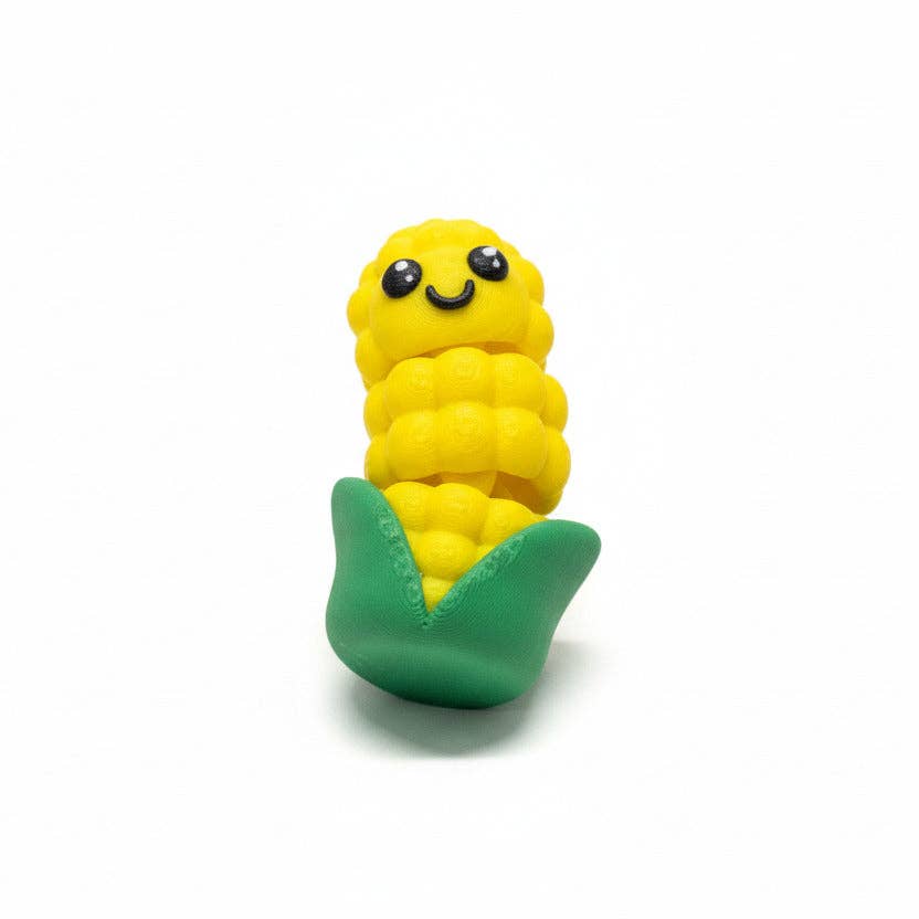Corn • Food • Mini 3D Printed Articulated Animal • Flexi Animals • Pocket Pets • Pocket Pals • Desk Pets