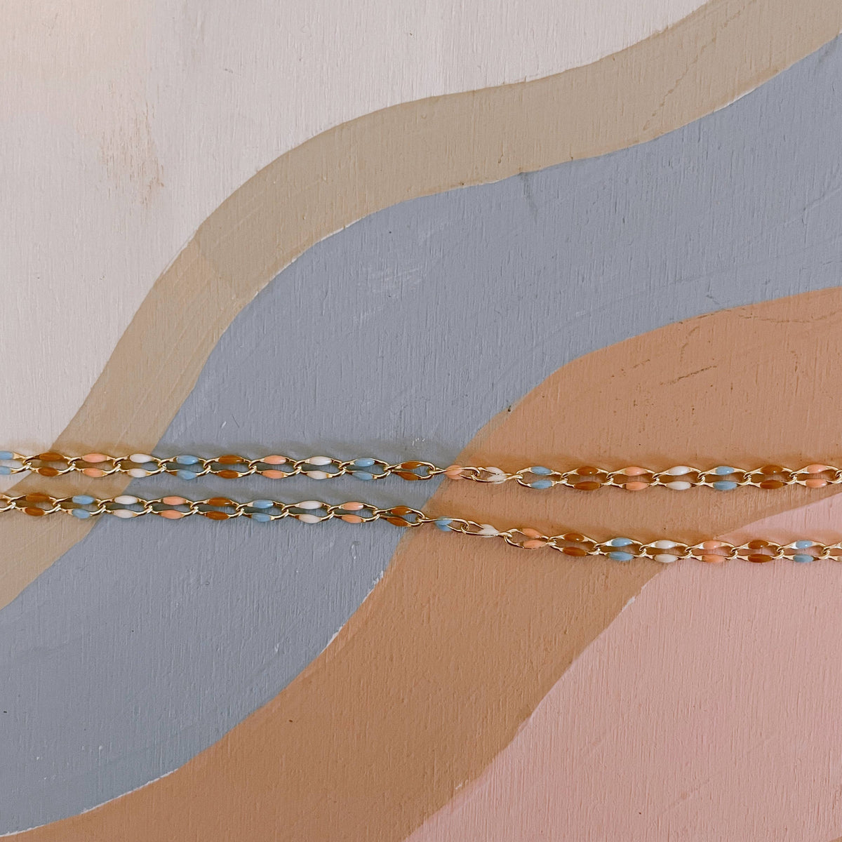 Pastel and Gold Choker