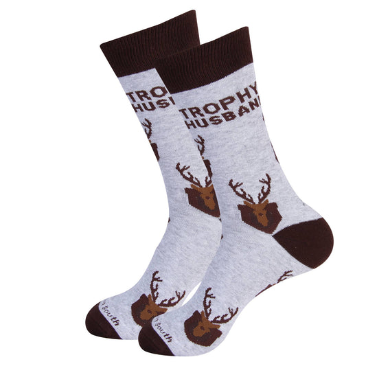 Trophy Husband Deer Hunting Socks - Father - Husband
