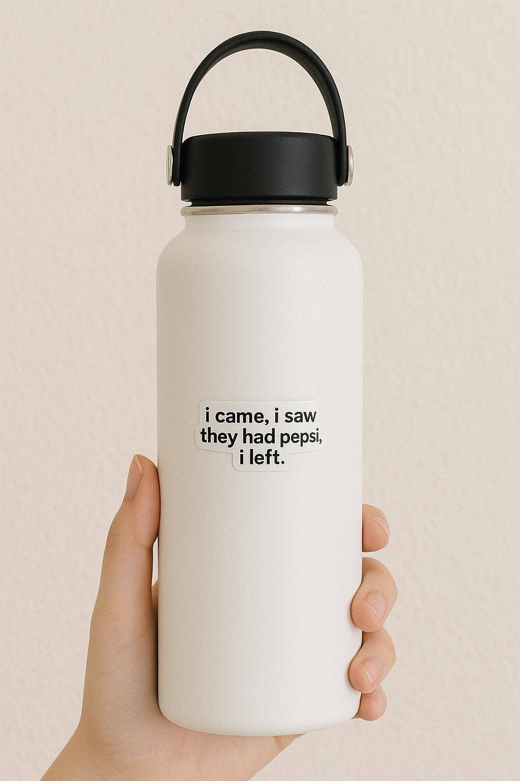Funny "Team Diet Coke" Matte Vinyl Sticker