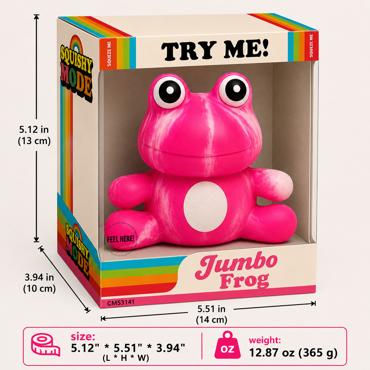 Squishy Mode Jumbo Frog Sensory Toy
