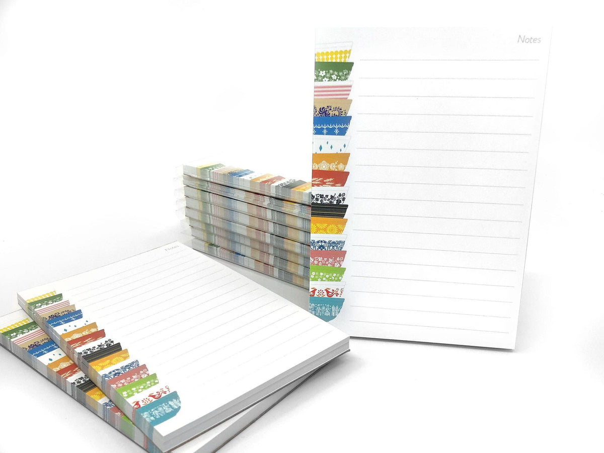 Pyrex-Inspired Stack Notepad – Retro Writing Pad